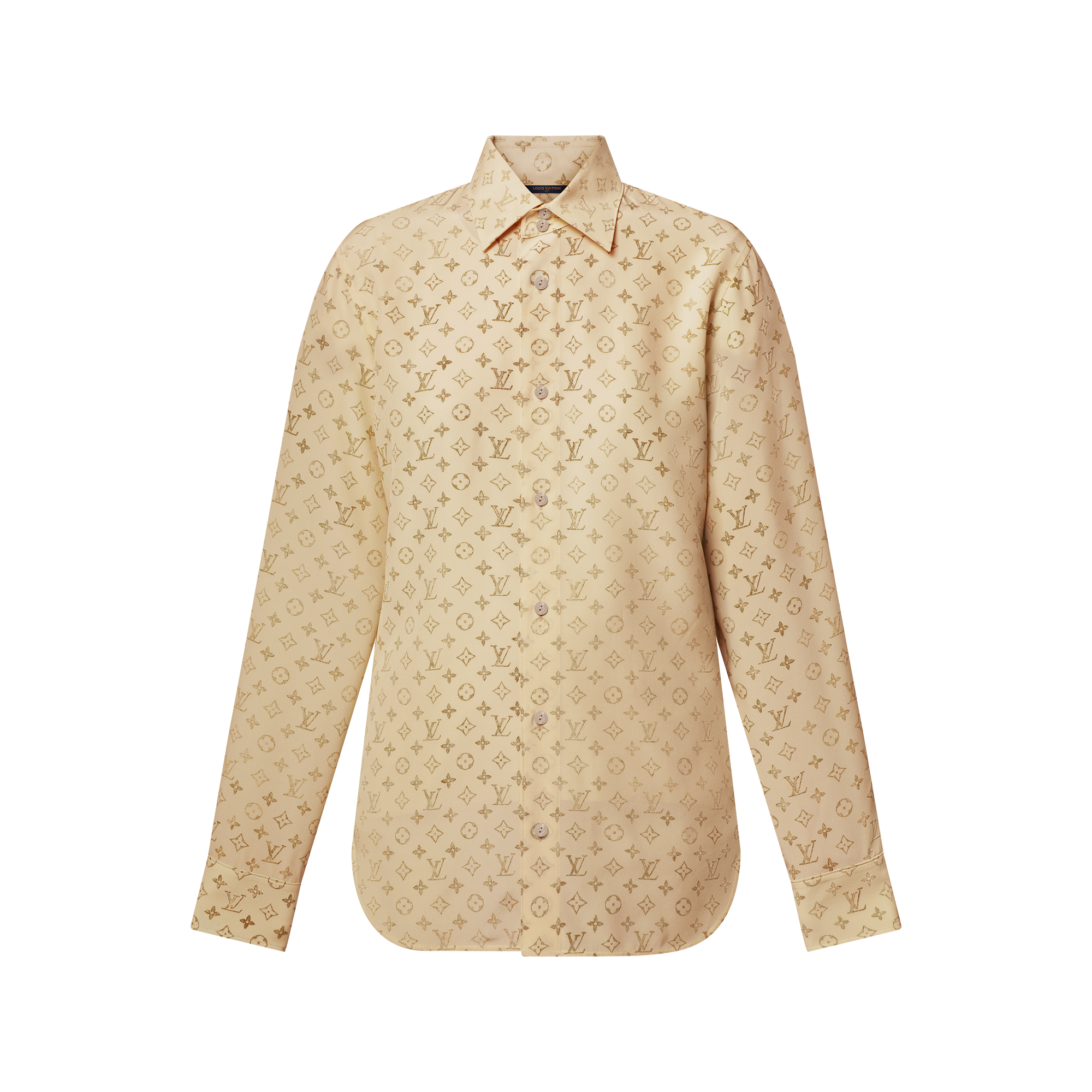 Washed Monogram Silk Shirt - Ready-to-Wear | LOUIS VUITTON